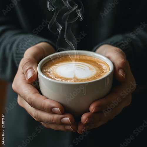 Mastering the Perfect Coffee Moment Capturing Warmth and Relaxation photo