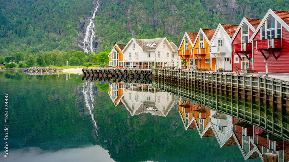 Das verträumte Städtchen Mo in Norwegen