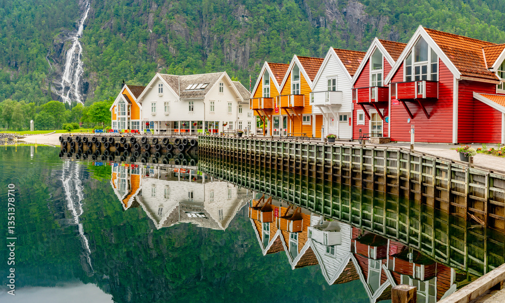 Das verträumte Städtchen Mo in Norwegen