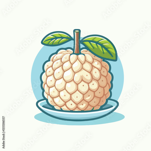 fruit, tropical, healthy, food, organic, fresh, nature, sweet, background, green, delicious, vegetarian, ripe, freshness, vitamin, diet, exotic, juicy, tasty, custard, custard apple, nutrition, agricu
