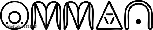 Abstract geometric logo design featuring unique shapes, lines, and symbols for branding, marketing, and graphic projects.