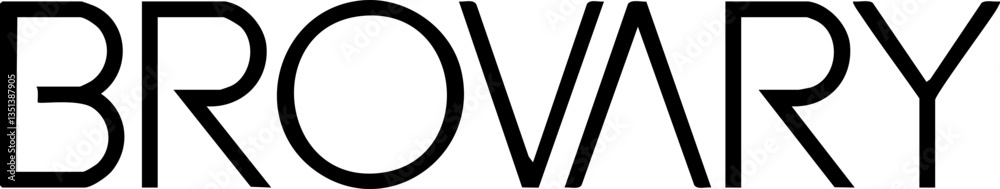 Bold and Modern Logo Design Featuring the Word 'BROVARY' in Sleek Typography for Branding, Marketing, Business Identity, or Graphic Design Projects. Bold and Modern Logo Design Featuring the Word 'BROVARY' in Sleek Typography for Branding, Marketing, Business Identity, or Graphic Design Projects.
