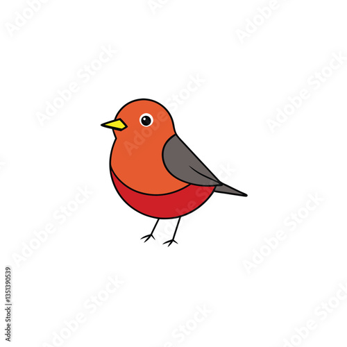 robin on a branch