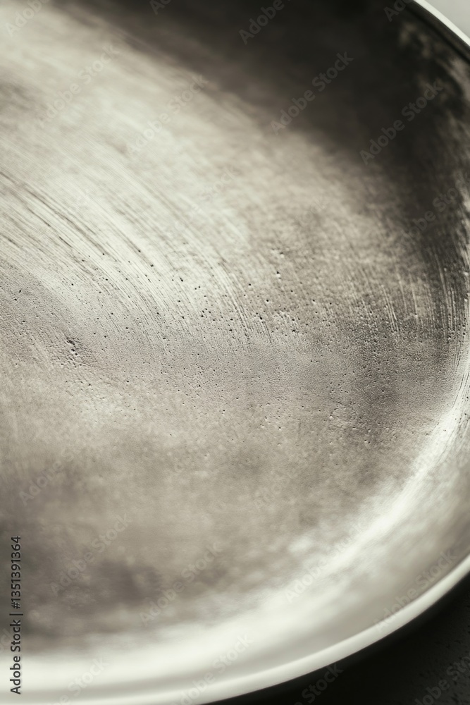 A close-up shot of a metal plate on a table, useful for illustrating industrial or mechanical concepts