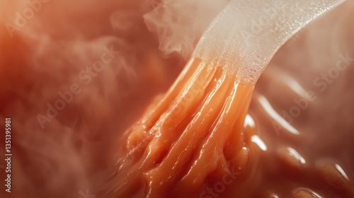 Close-up of a fork with food on it, great for illustrations of dining or meal prep