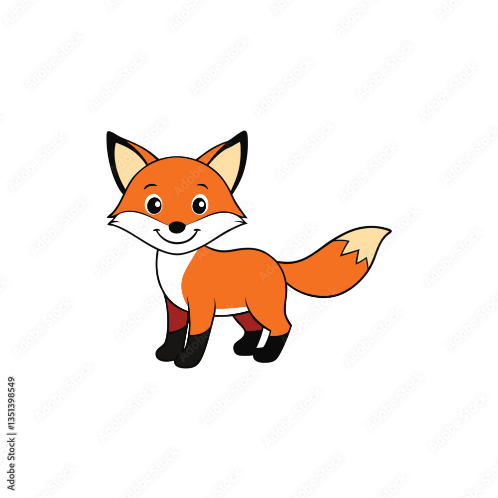 vector illustration of a fox vector illustration of a fox