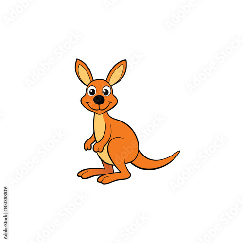 kangaroo vector illustration