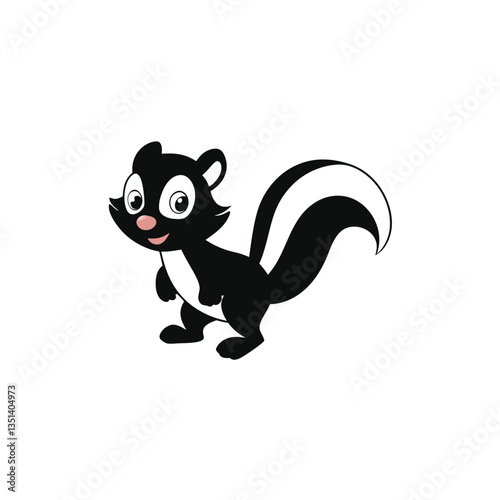squirrel on a white background