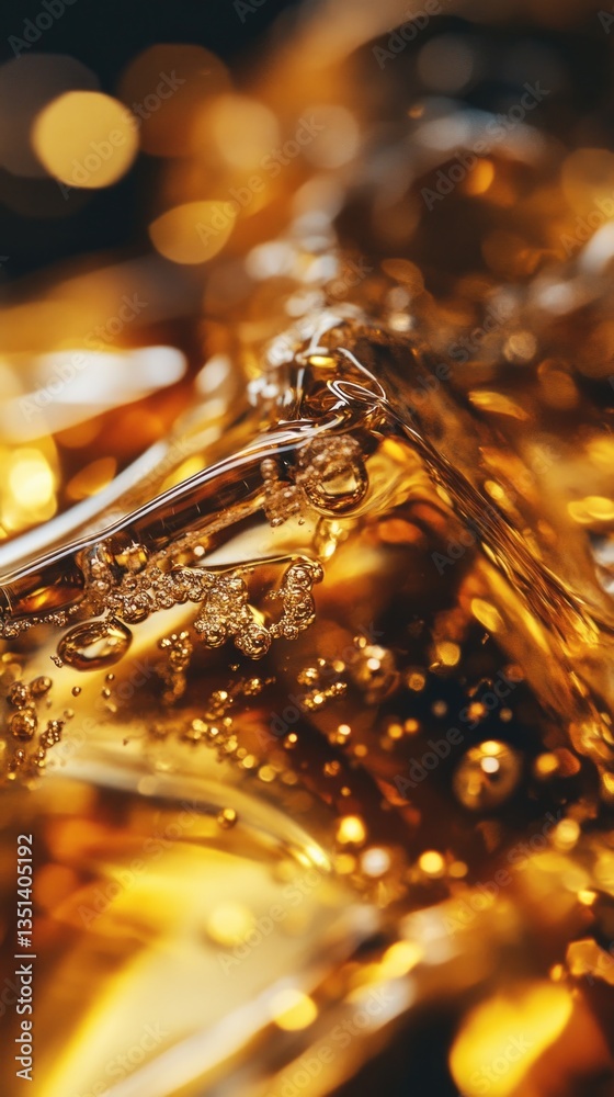 A close-up shot of a glass containing a clear or colored liquid, suitable for use in product photography or as a design element A close-up shot of a glass containing a clear or colored liquid, suitable for use in product photography or as a design element