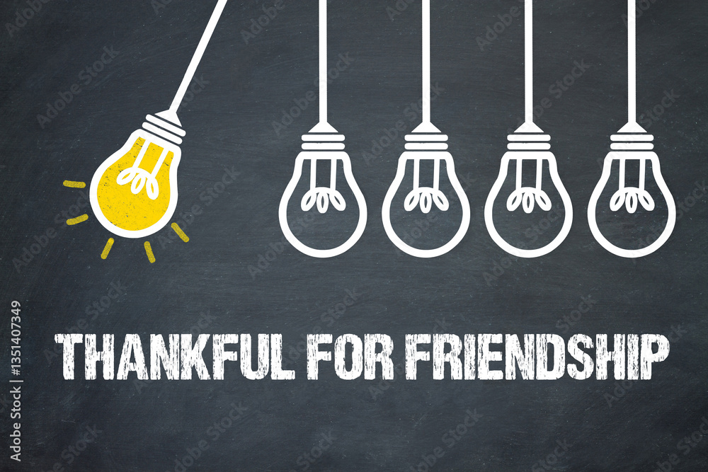 Fototapeta premium Thankful for Friendship 