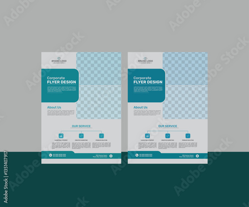 Modern Corporate Flyer Design Template for Business Promotion