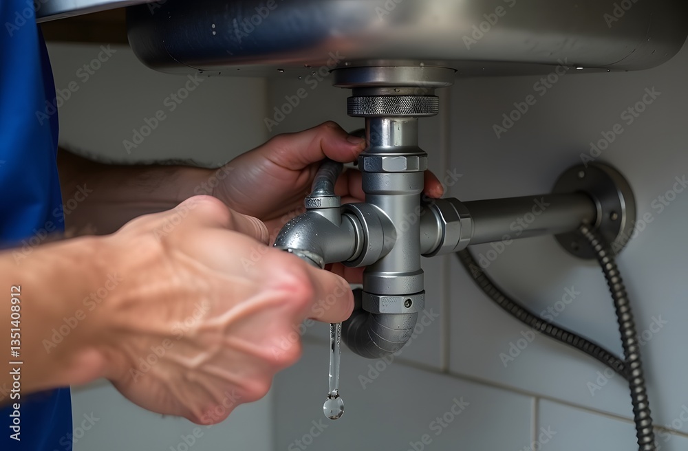 Kitchen sink siphon that can be repaired by men's hands Kitchen sink siphon that can be repaired by men's hands