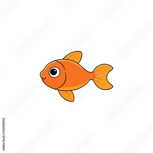 vector illustration of a fish