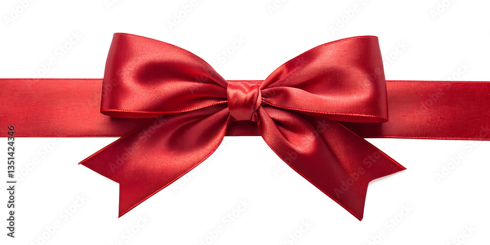 red bow isolated on white red bow isolated on white