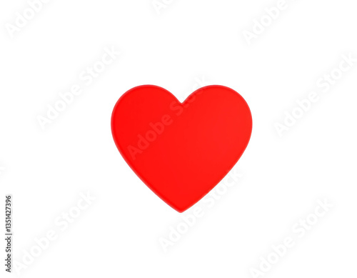 Red heart love symbol on a transparent background. Free Download Red heart love symbol on a transparent background. - GFXLoad