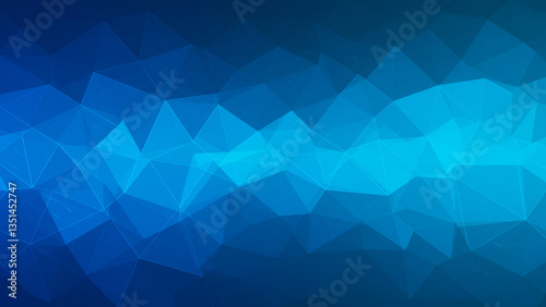 This image presents a striking blue abstract tech-inspired background. The composition features a network grid with diverse blue tones, producing a vibrant and energetic visual effect