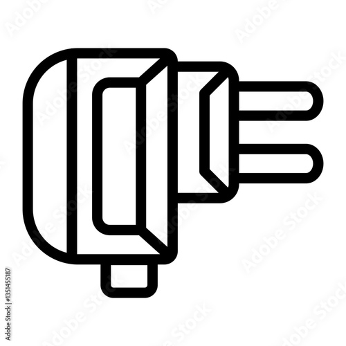 Vector Design Adapter Icon Style