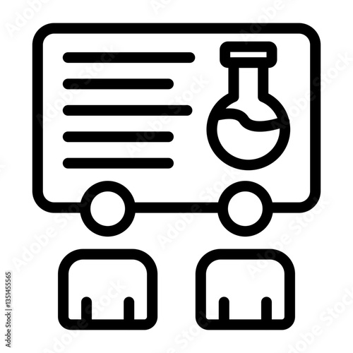 Chemistry Seminar Icon Style