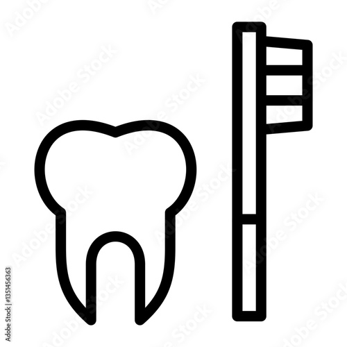 Teeth Icon Style