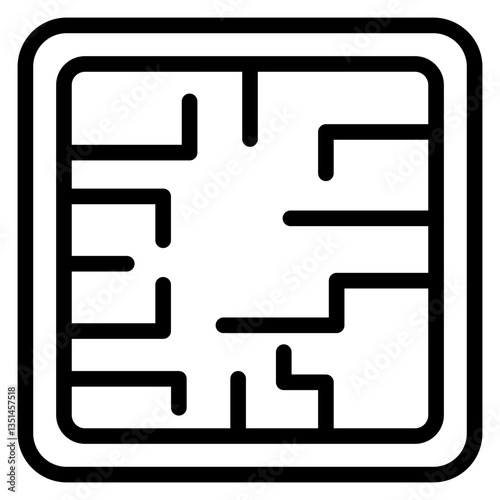 Evacuation Plan Icon Style