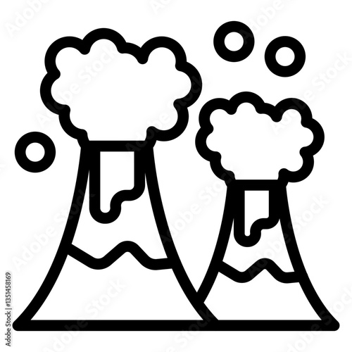 Volcano Icon Style