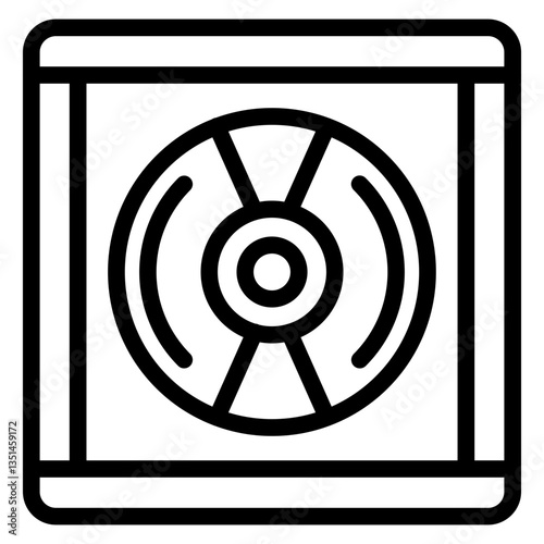 Compact Disk Icon Style