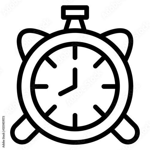 Alarm Clock Icon Style