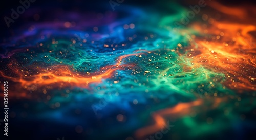 space of space Abstract digital wave of particles Futuristic point wave Technology background you tube thumbnail background desktop pc wallpaper
