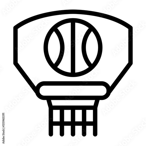 Basketball Icon Style