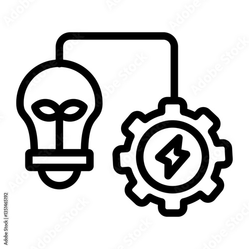 Green Energy Icon Style