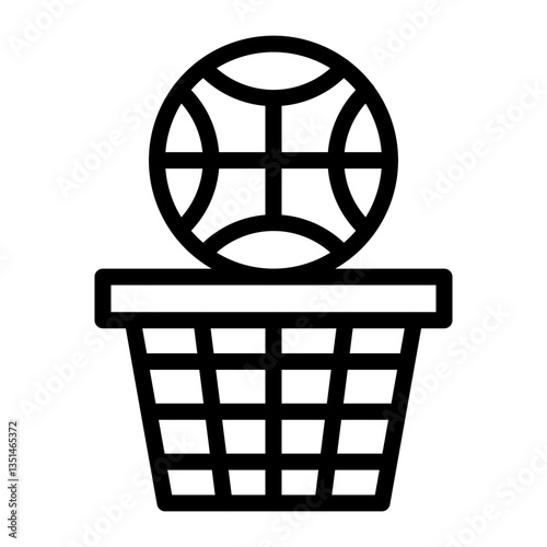 Basketball Icon Style