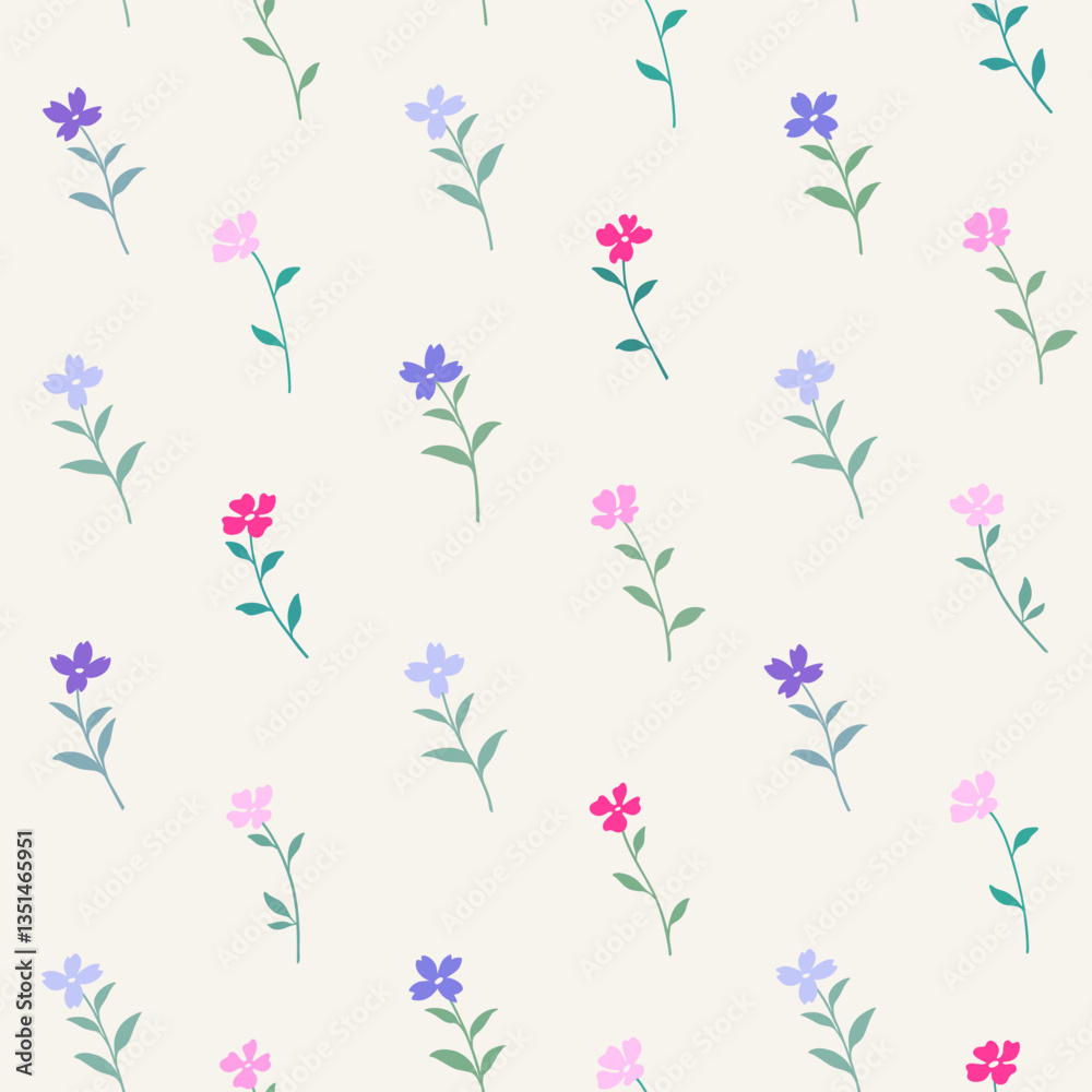 Handdraw stylized flowers. Modern linear design sign. 60s and 70s Retro style. Handdraw stylized flowers. Modern linear design sign. 60s and 70s Retro style.