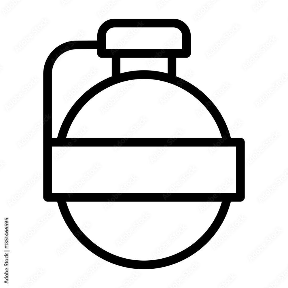 Army Canteen Icon Style Army Canteen Icon Style