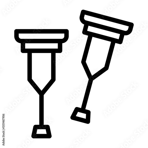 Crutch Icon Style