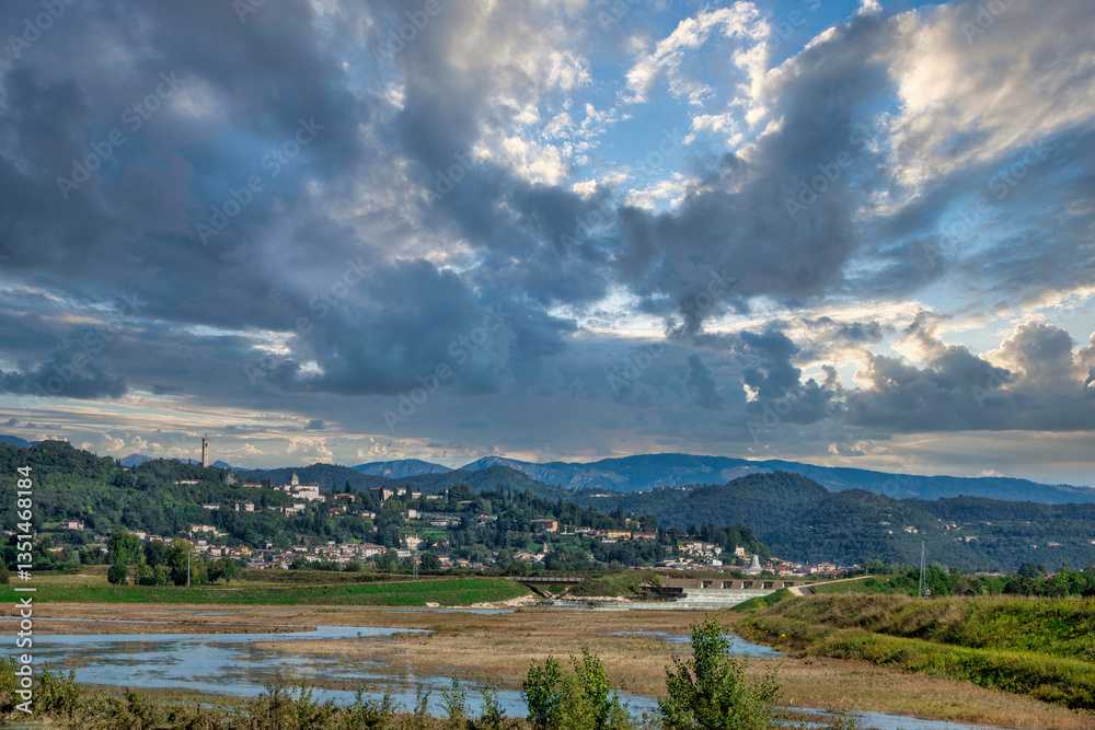 River engineering works for flood protection and hydraulic and reclamation projects