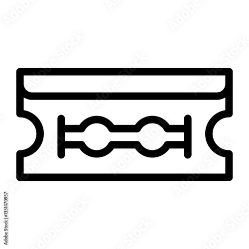 Razor Blade Icon Style