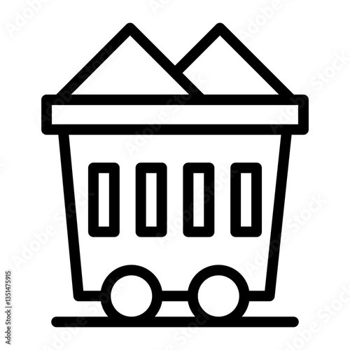 Industry Wagon Icon Style