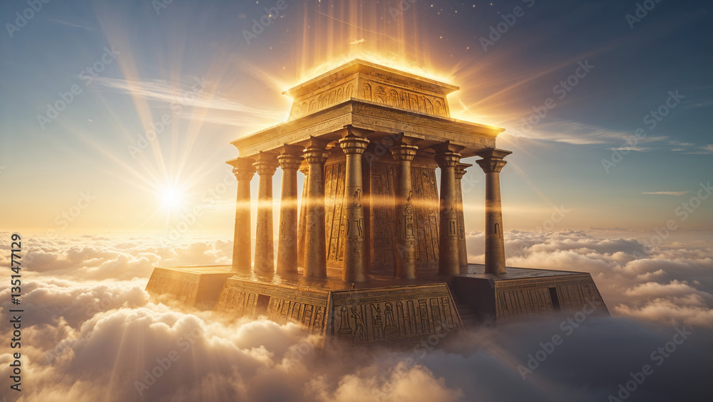 Obraz premium roman forum at sunset