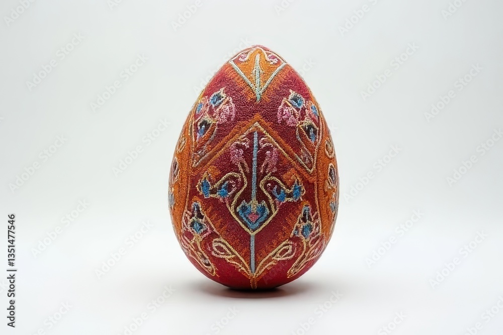 Eggshell Patterned with Stunning Embroidery Designs Eggshell Patterned with Stunning Embroidery Designs