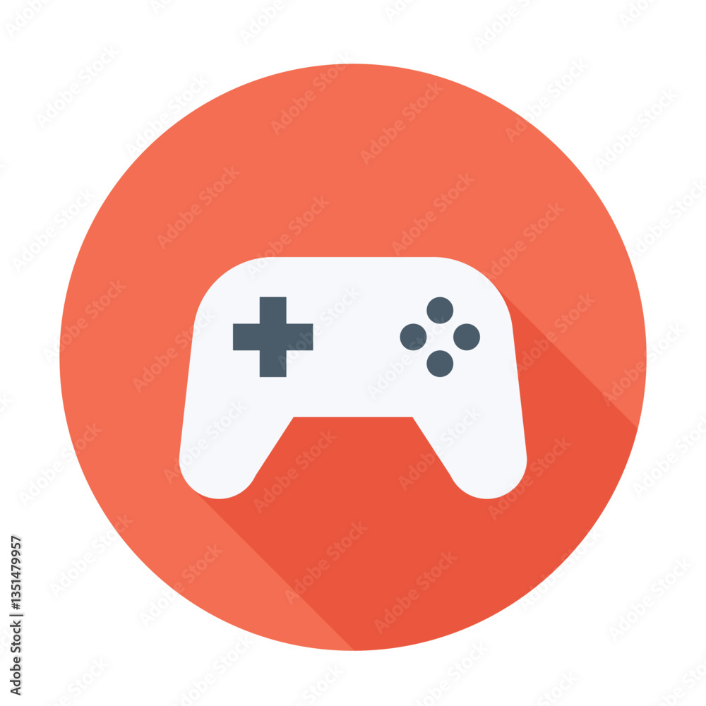Stylized gaming controller icon with dynamic design and modern aesthetic. Stylized gaming controller icon with dynamic design and modern aesthetic.