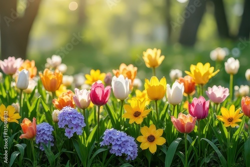 Vibrant Easter Celebration Blooms Abound