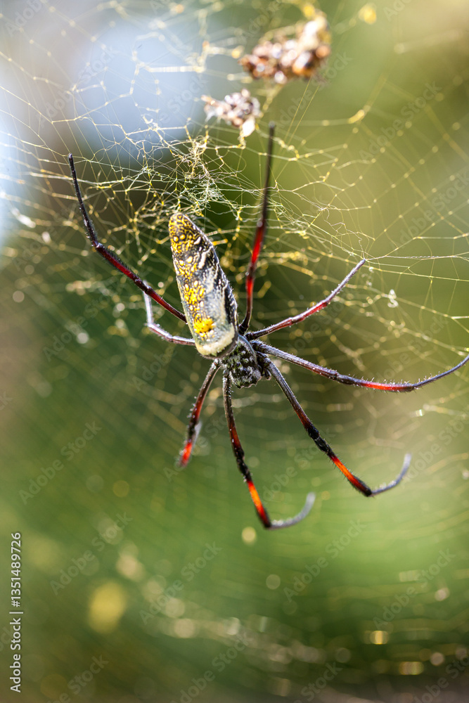 Mozambique, Maputo, Golden-Orb Spider (Nephila pilipes) Mozambique, Maputo, Golden-Orb Spider (Nephila pilipes)