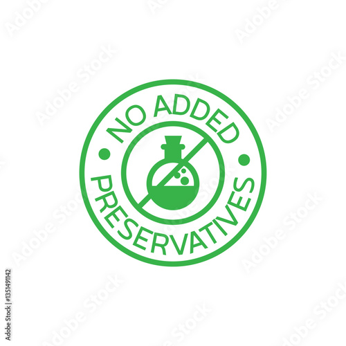 No preservative icon 