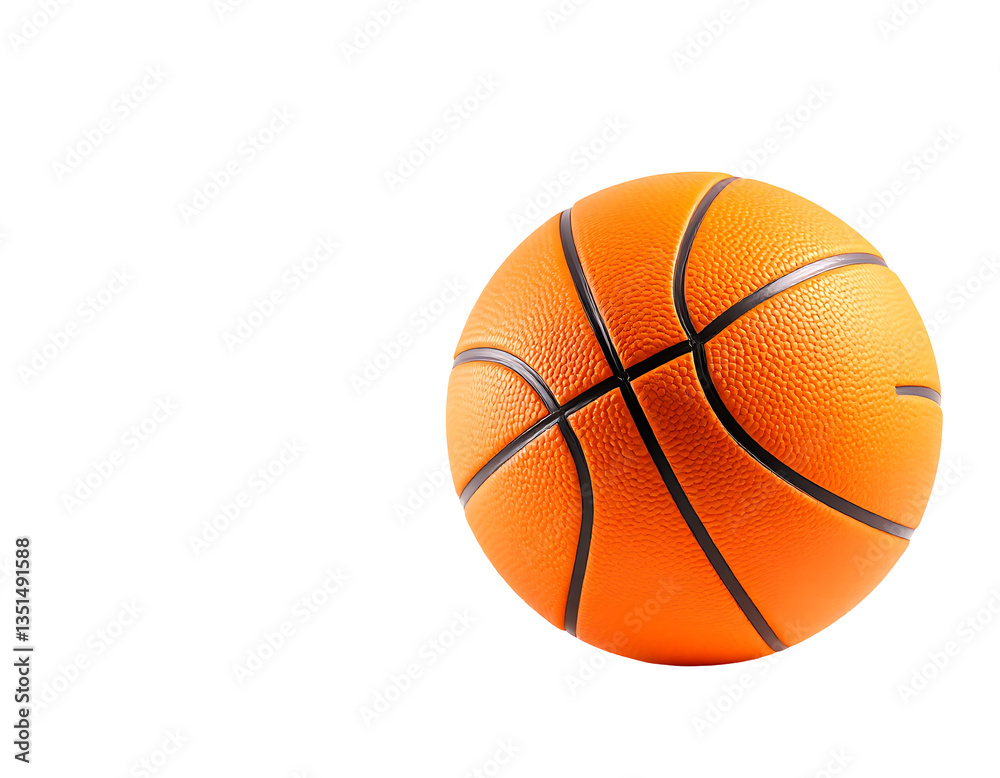 Fototapeta premium Basketball on a transparent background