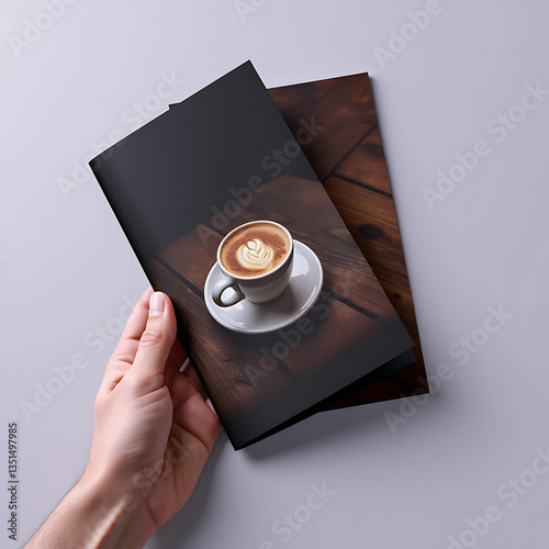 Restaurant menu mockup design