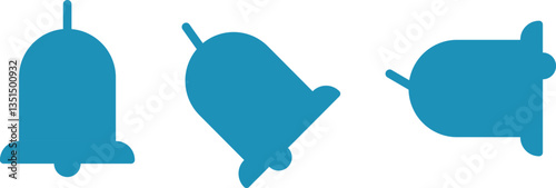 vector bells, ringing bells icons