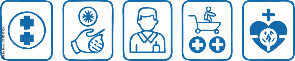 Healthcare Icon Set – Medical, Doctor & Clinic Vector Illustrations Healthcare Icon Set – Medical, Doctor & Clinic Vector Illustrations