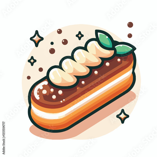 food, cake, bakery, pastry, eclair, gourmet, delicious, sweet, dessert, french, tasty, snack, fresh, background, cream, chocolate, cuisine, white, breakfast, sugar, meal, closeup, profiterole, baked, 