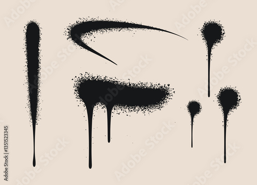 Spray Paint Graffiti Elements