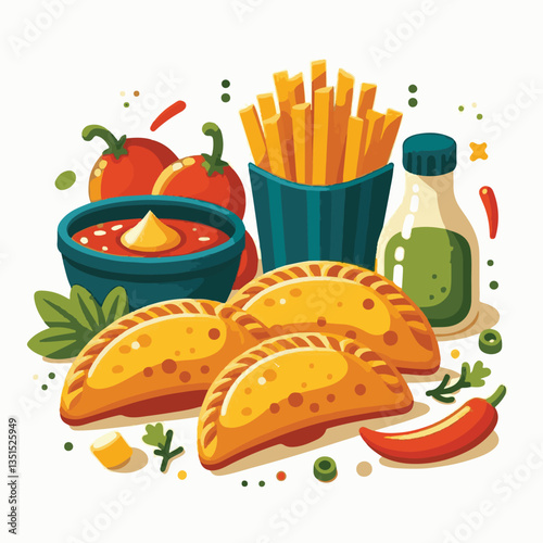 empanadas, food, traditional, pastry, meat, snack, delicious, cuisine, meal, background, homemade, stuffed, appetizer, empanada, tasty, baked, dish, dinner, fried, culture, plate, breakfast, fresh, ba